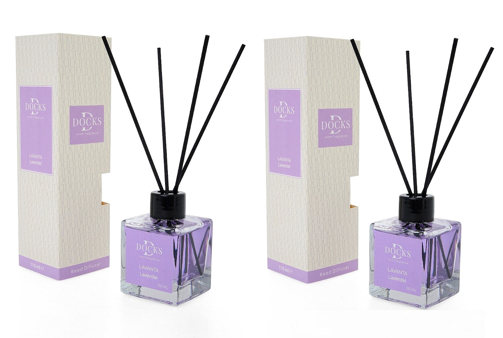 DOCKS 2'li Set Çubuklu Oda Kokusu Difüzör 110 ml - Lavanta