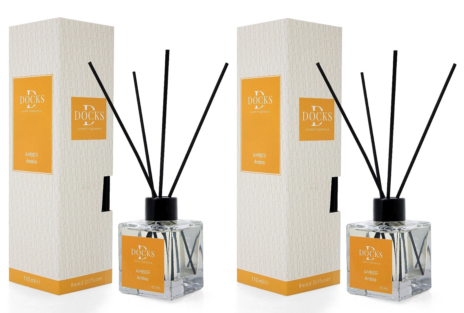 DOCKS 2'li Set Çubuklu Oda Kokusu Difüzör 110 ml - Amber